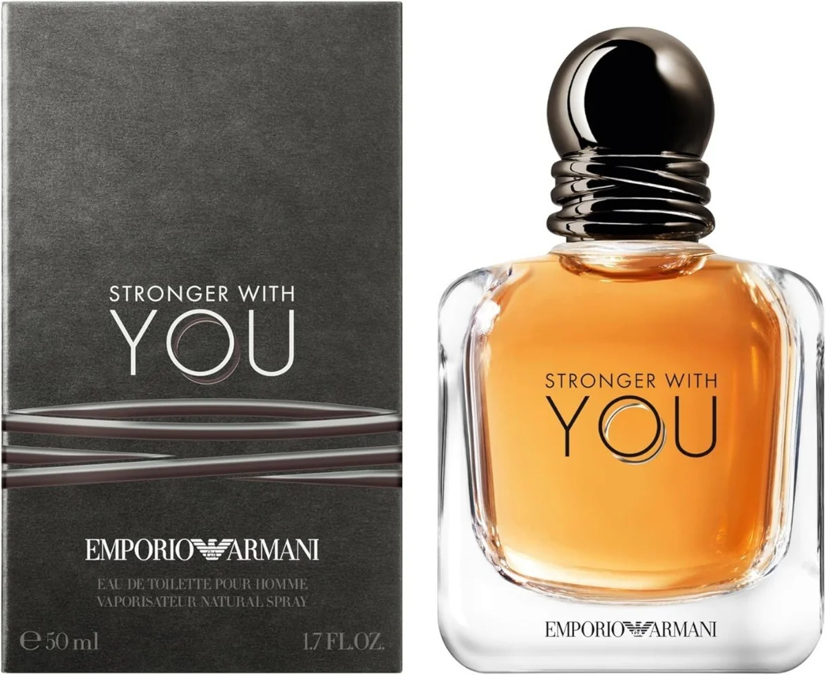✨ Stronger with You Giorgio Armani Perfume Masculino - Eau de Toilette 50ml