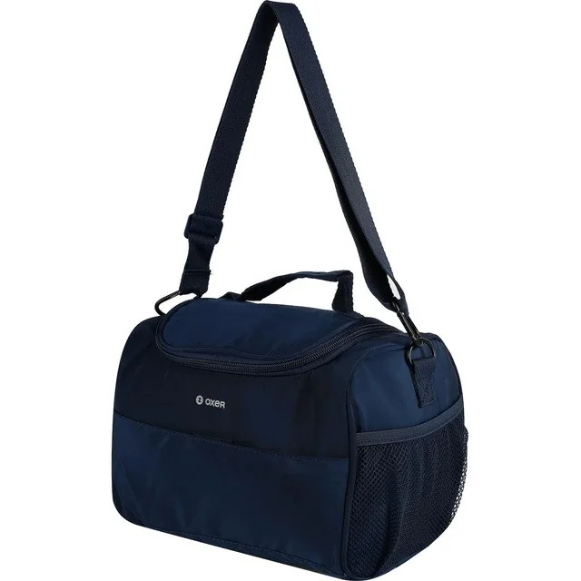 ✨ Lancheira Oxer Quadri Térmica Escolar Infantil Resistente Az Azul-escuro