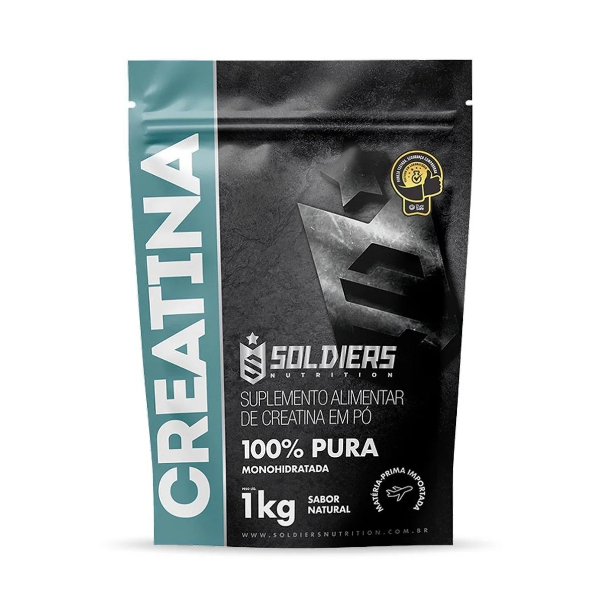 ✨Creatina Monohidratada 1Kg - 100% Pura Importada - Soldiers Nutrition