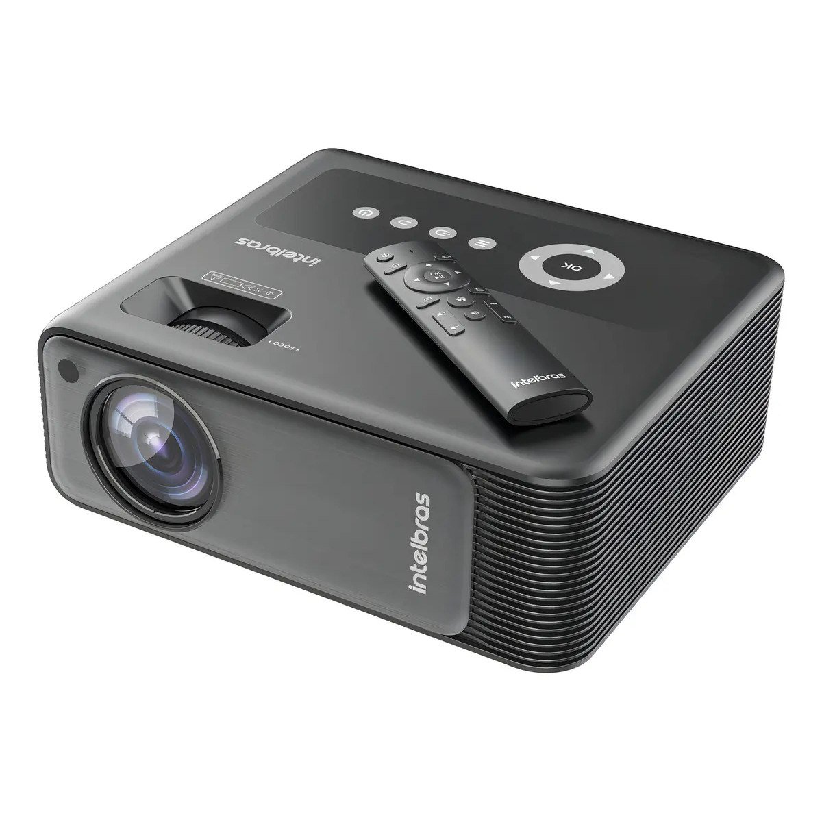 ✨ Projetor Full HD Intelbras 7400 Lúmens PFL6520 Preto