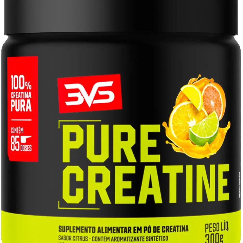 ✨ Creatina Monohidratada Sabor Citrus - 300g - 3VS Nutrition