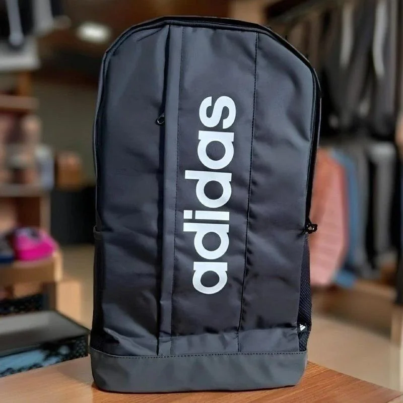 ✨Mochila Linear adidas Black/black/white Liso