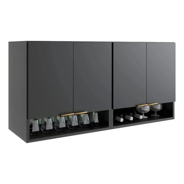 ✨Armário Cozinha Aereo Multiuso 120cm