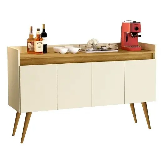 ✨Aparador Retrô Luxo 4 Portas Sala Decorativo