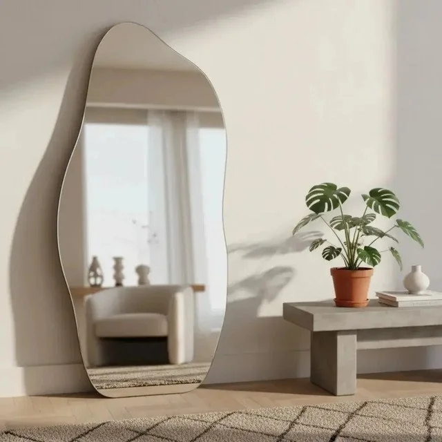 ✨ Espelho Lopazzi Orgânico 90 E 70cm Retrô Quarto Closet Casa Magnus 90x40cm