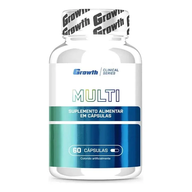 ✨ Multivitamínico 60 Cáps. Growth Supplements - Sem Sabor Sem Sabor