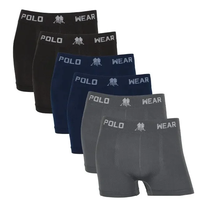 ✨ Kit 6 Cuecas Polo Wear Microfibra