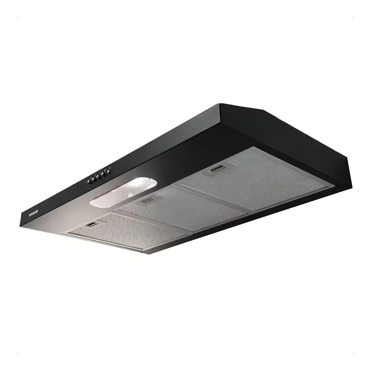 ✨ Depurador De Ar Slim 80cm Preto Dps182pt Suggar 3 Velocidades