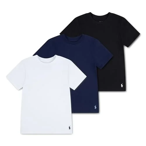✨ POLO RALPH LAUREN Pacote com várias camisetas de manga curta para meninos