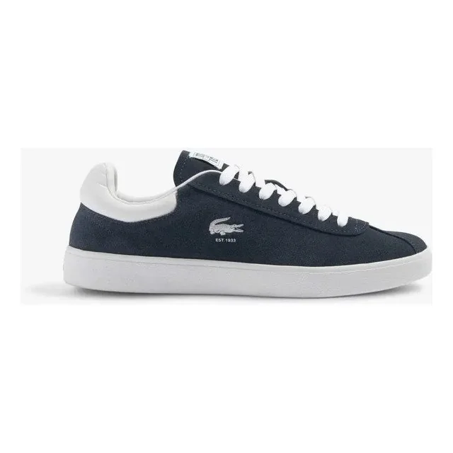 ✨ Tênis Masculino Lacoste De Camurça Baseshot