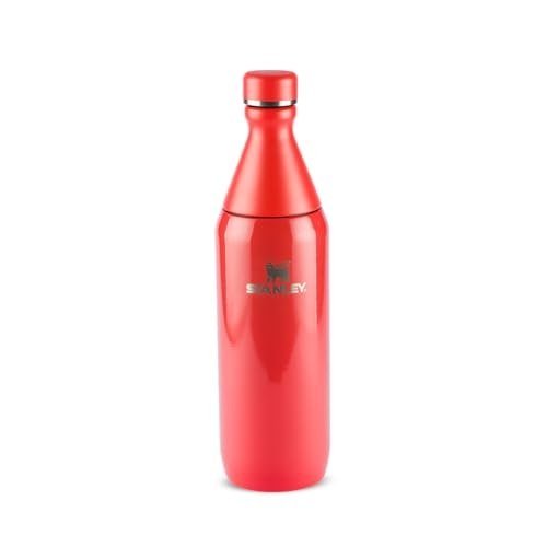 ✨ Stanley - Garrafa térmica Slim Bottle para água e bebidas frias, colarinho removível para adicionar Gelo, à Prova de vazamentos, aço inoxidável, 591 m...