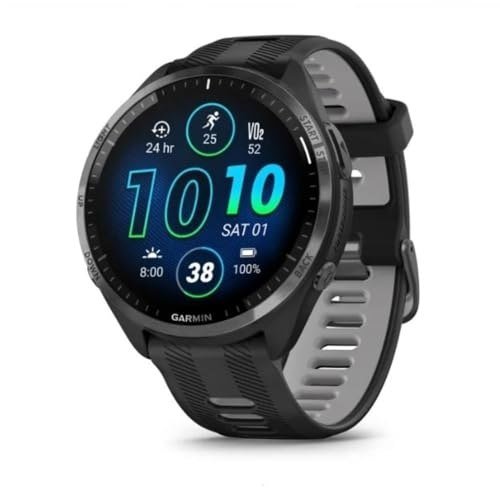 ✨ Garmin Relógio Forerunner 965 Preto 47mm com Monitor Cardíaco de Pulso e GPS