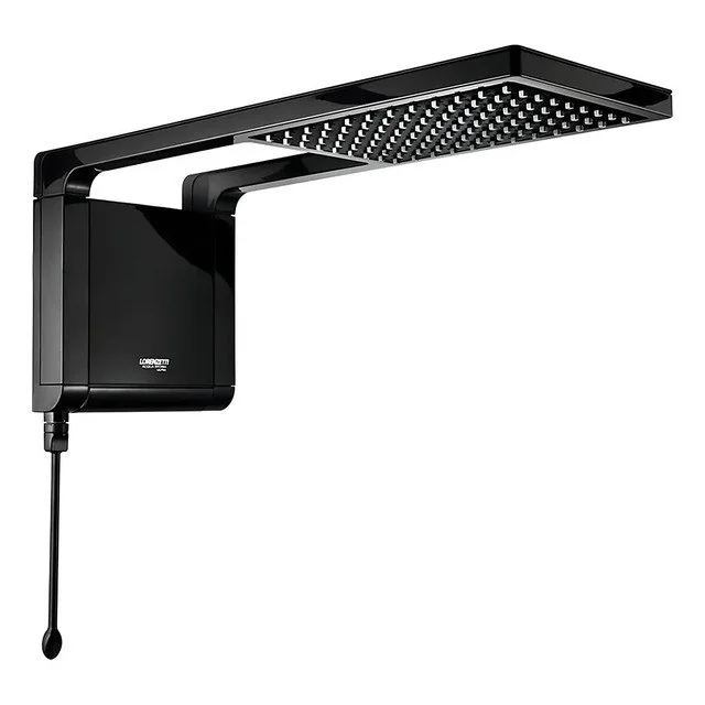 ✨Chuveiro Elétrico De Parede Lorenzetti Acqua Ultra Storm Preto 7800w 220v 7.8 Kw