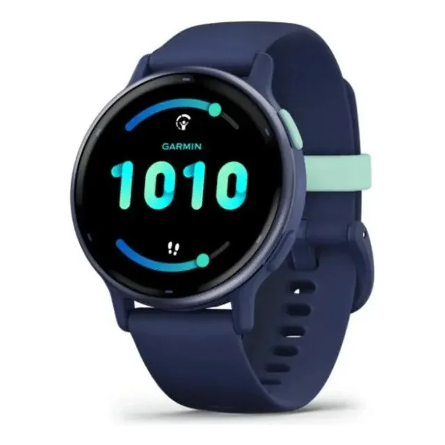 ✨ Relógio Garmin Vivoactive 5 Azul Marinho 42mm Com Monitor Cardíaco De Pulso E Gps Azul-escuro