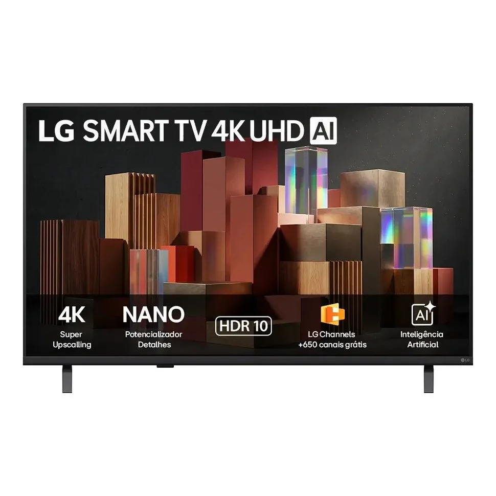 ✨ Smart TV LG 55'' 4K Ultra HD NANO AI Webos 26 55UN85C HDR10 Bluetooth Wi-Fi Google Cast