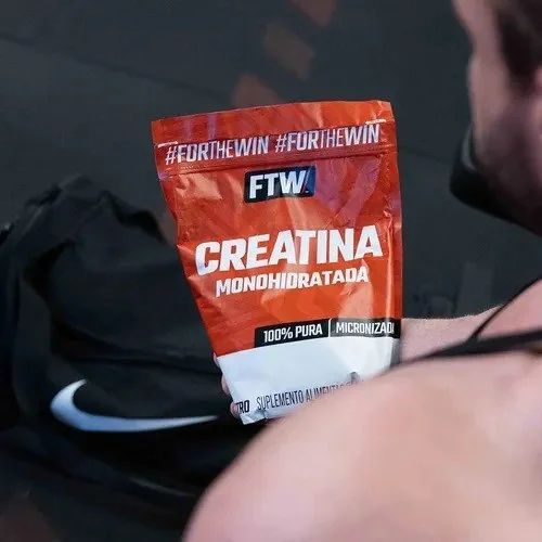✨Creatina Monohidratada Pura 1kg Refil Suplemento Em Pó 100% - Ftw Sem Sabor
