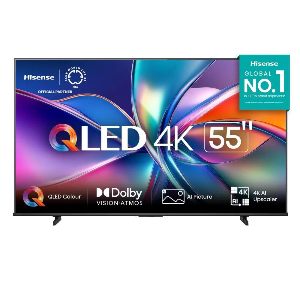 ✨Smart TV 55 4K UHD QLED 55Q6QV HDR10 Dolby Atmos Vidaa U9 Hisense