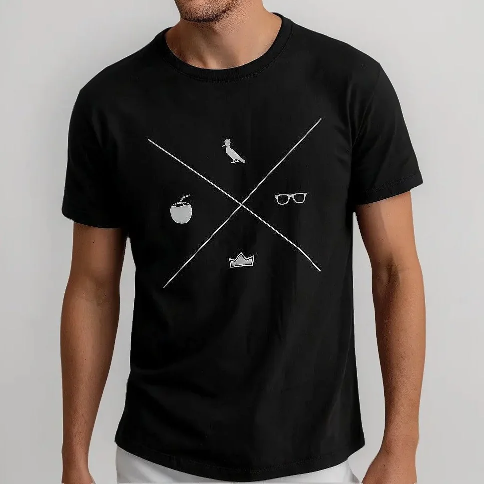 ✨ Camiseta Reserva A Maior Tardezinha Masculina Preta