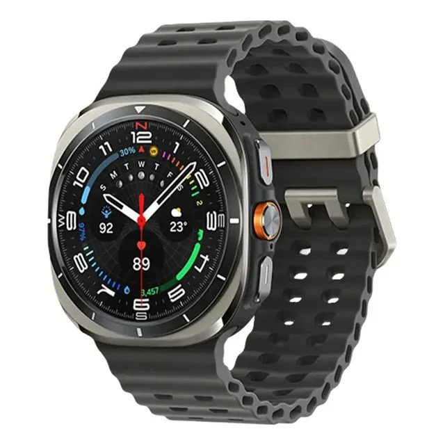 ✨Samsung Galaxy Watch Ultra 2025 Smartwatch 47mm Lte, Galaxy Ai, Titânio Aeroespacial Titânio Prata