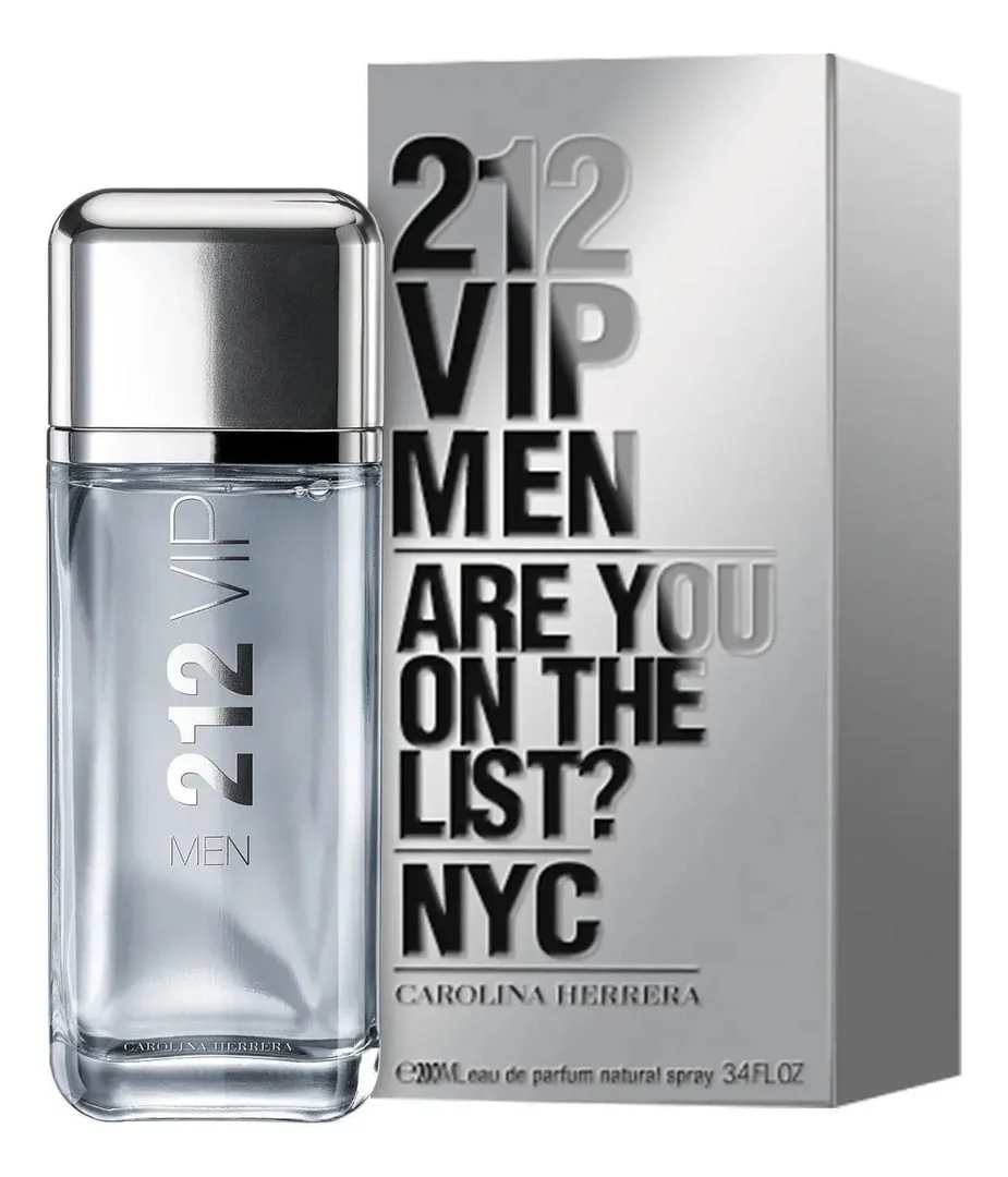 ✨ Perfume Carolina Herrera 212 VIP Men Eau de Toilette 200ml masculino