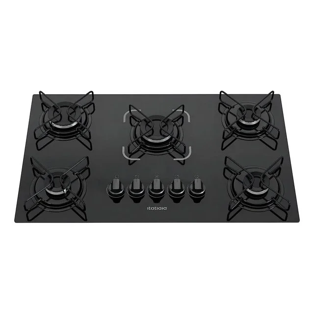 ✨Cooktop Itatiaia Essencial 5 Bocas Preto 127/220v