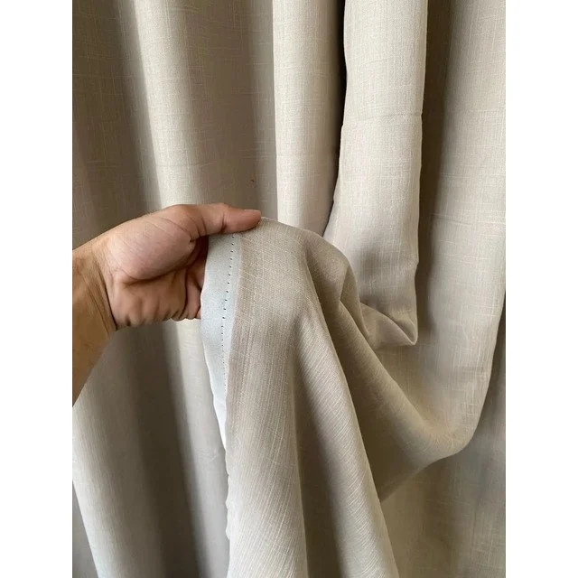 ✨Cortina Voil Gaze De Linho C/forro Blackout 3,00x2,50