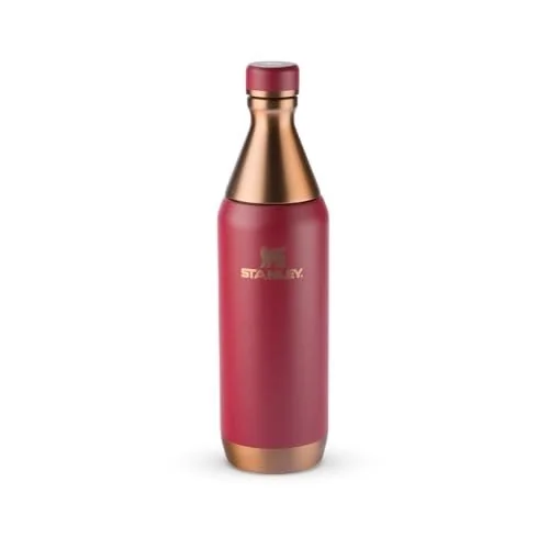 ✨ Stanley Garrafa Térmica Slim Bottle Gilded Pomegranate | 591 ML