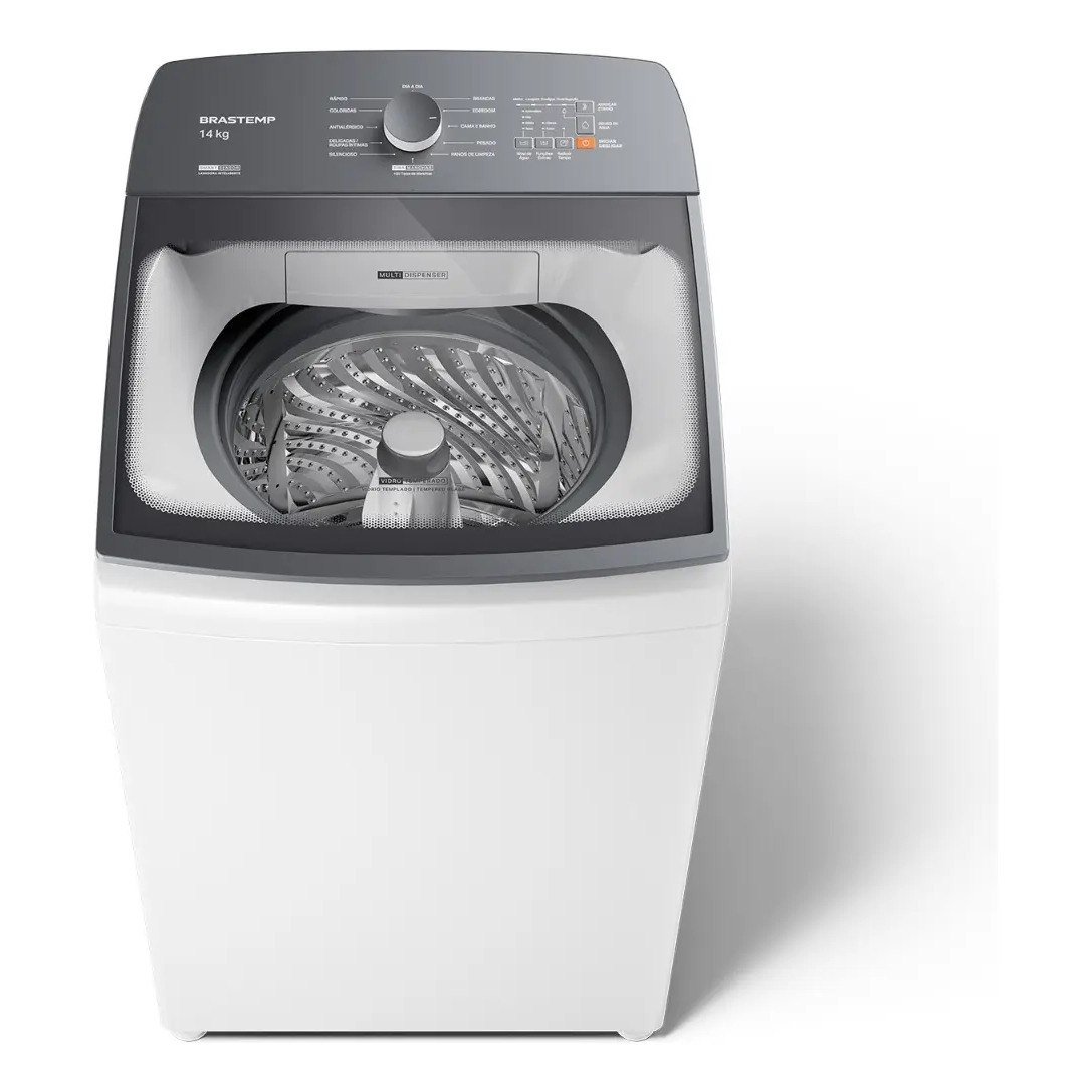✨ Máquina de Lavar Brastemp 14Kg Branca Smart Sensor- BWJ14AB 127v