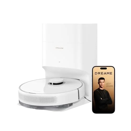 ✨ DREAME D15 Plus Robô Aspirador e Passa Pano com Autoesvaziamento, Sucção 13.000 Pa, Limpeza de Carpetes, Desvio de Obstáculos, Antienrosco, Limpeza pa...
