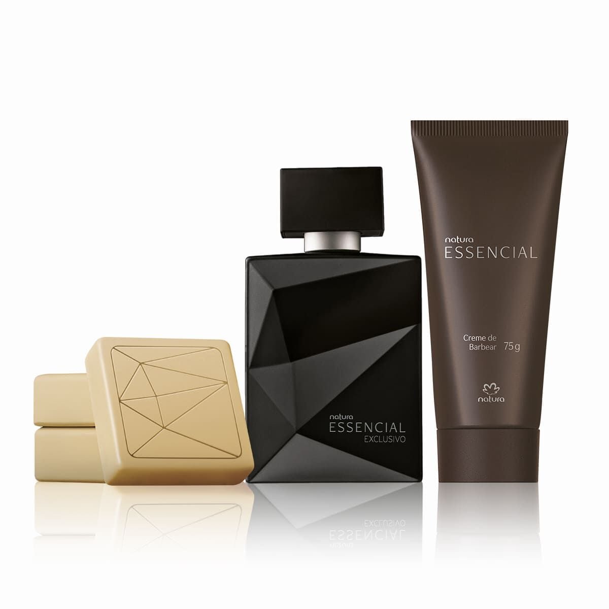 ✨Kit Essencial Exclusivo Masculino, Sabonete em Barra e Creme de Barbear (3 produtos)