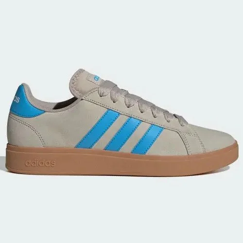 ✨ Tênis Masculino Grand Court Base 00s adidas Wonbei/luaq/gum10 Liso 42 Br