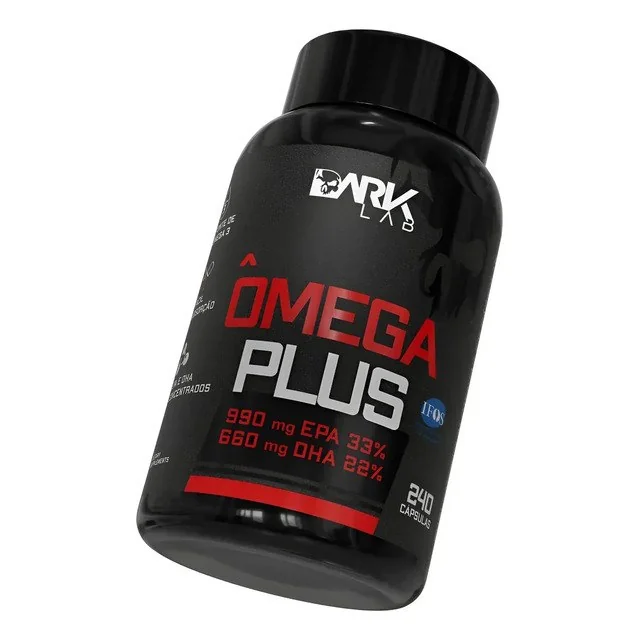 ✨ Omega Plus 240 Caps Dark Lab Sem Sabor