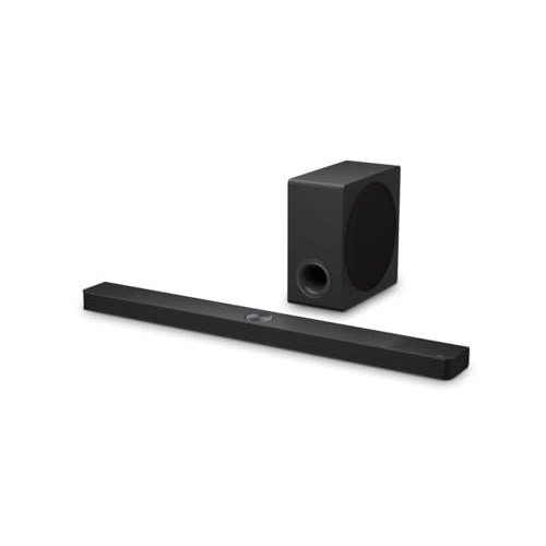 ✨ Soundbar LG Dolby Atmos, 570W RMS, 5.1.3 Canais, DTS:X, AI Room Calibration Pro, AI Sound Pro, Sem fios, WOW Orchestra, Conexões Múltiplas - S90TY