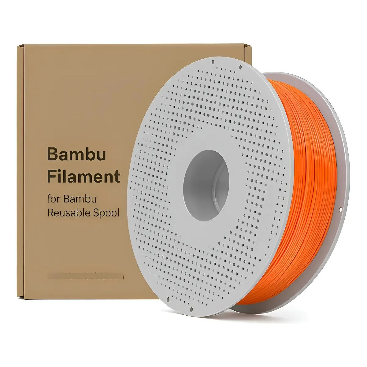 ✨ Filamento 3d Bambu Lab Pla Lite 1kg C/ Carretel Cores Cor Laranja