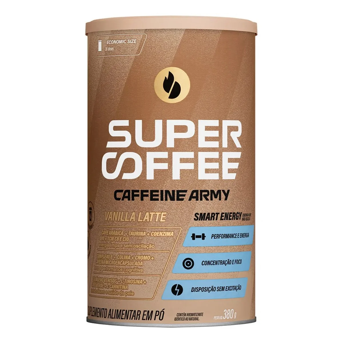 ✨ Supercoffee Vanilla Latte - Economic Size (380g) - Caffeine Army