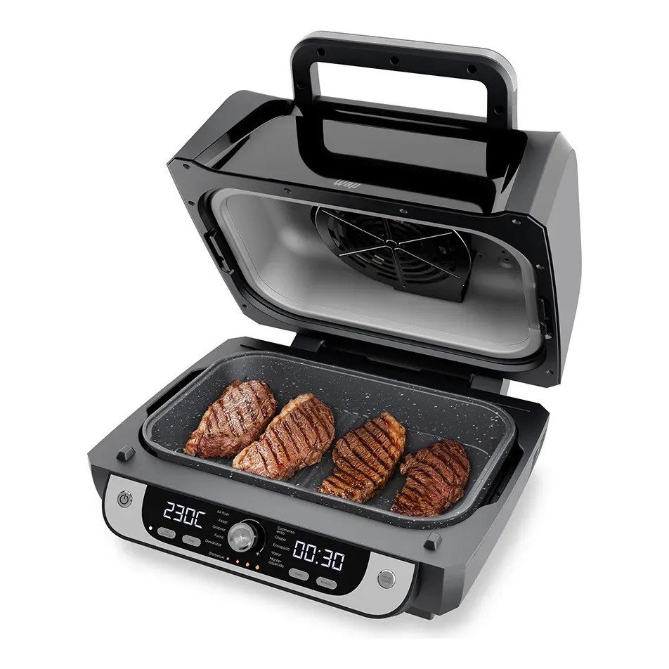 ✨ Fritadeira Elétrica Air Fryer WAP Barbecue com Painel Digital e 12 Funções 220V