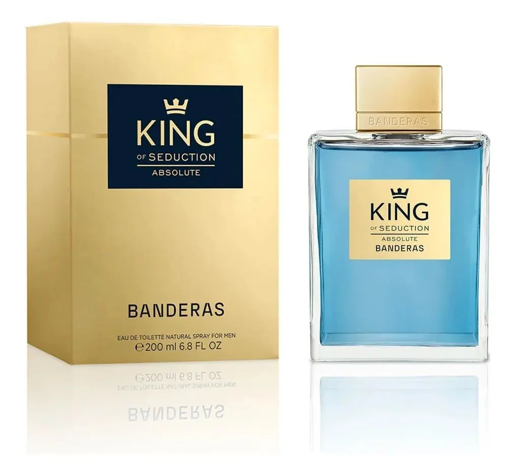 ✨ Perfume Banderas King Of Seduction Absolute Eau De Toilette 200 Ml Masculino