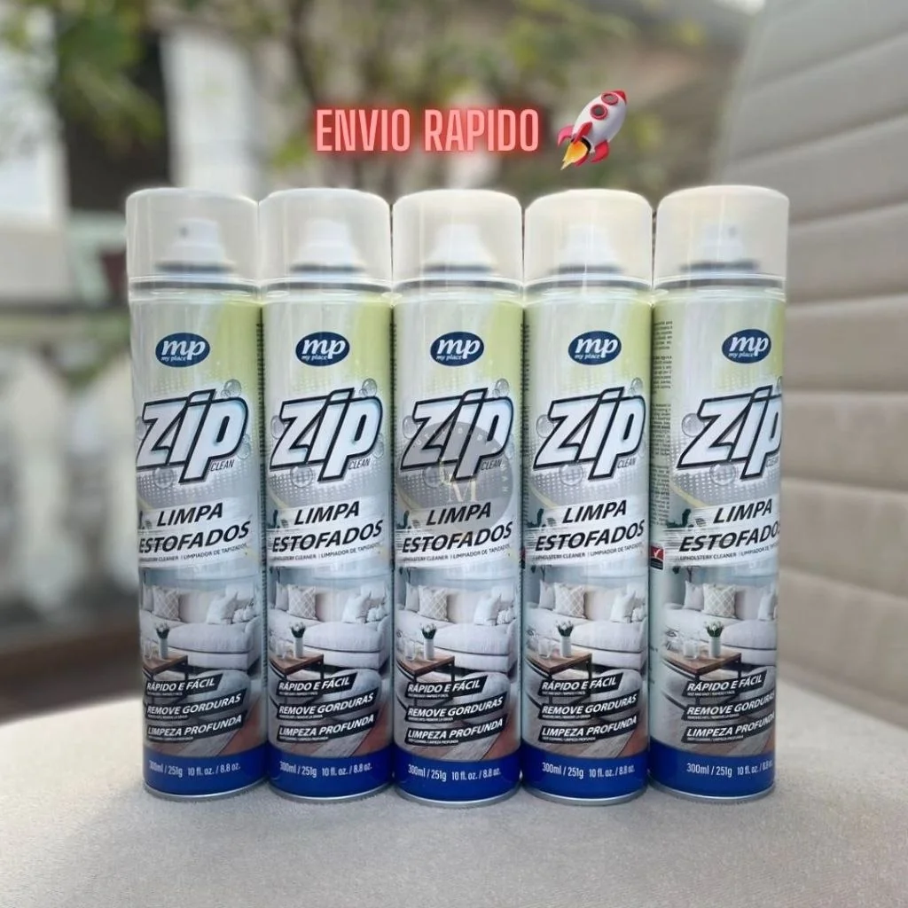 ✨Espuma Para Limpeza de  Estofados Spray Zip Clean 300ml/251g