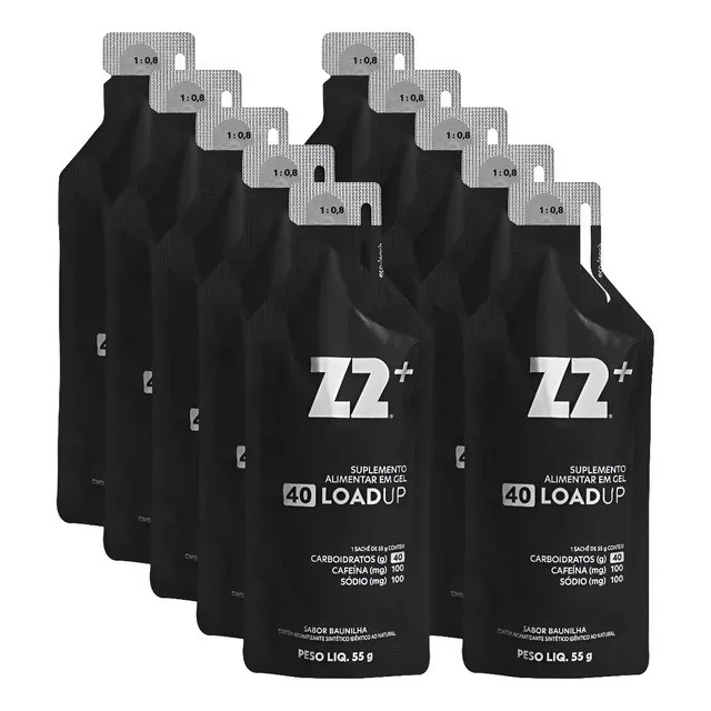 ✨ Energy Gel Z2+ Original Caf 40 Carb Box 10uni Sachê 55g Original