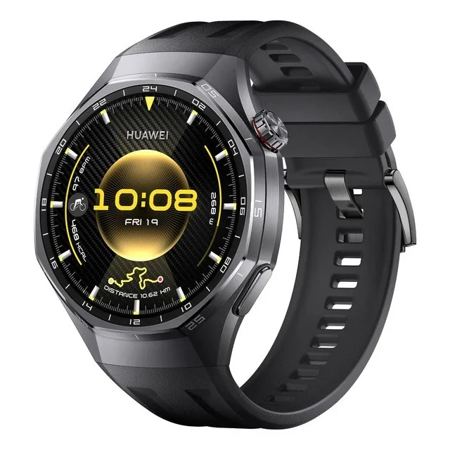 ✨Smartwatch Huawei Watch Gt 6 Pro 46mm Bateria Com Autonomia De Até 21 Dias Mais De 100 Modos Esportivos Corrida De... Prateado-escuro