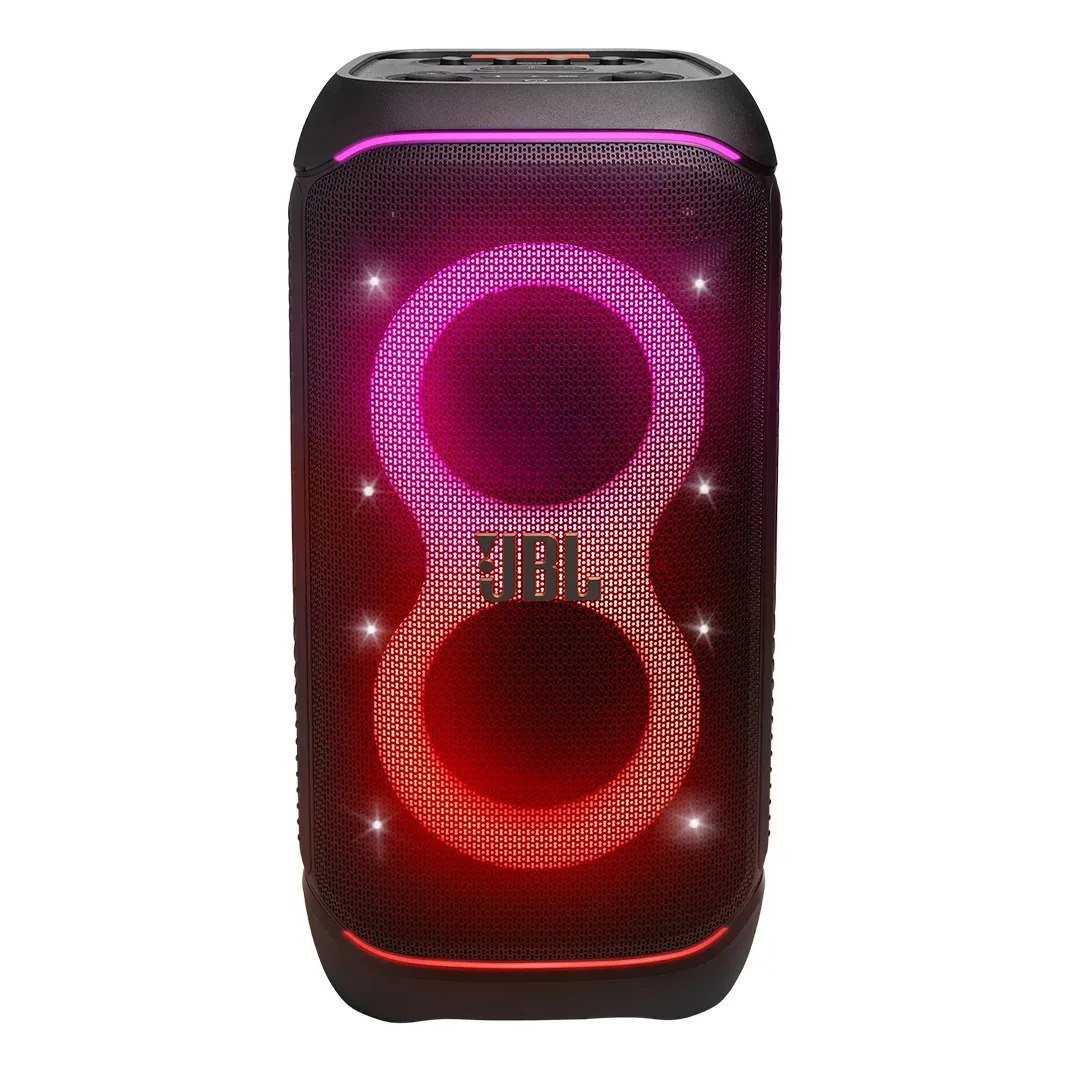 ✨ Caixa de Som JBL PartyBox Stage 320 Bluetooth Portátil Com Show de Luzes e Resistente a Respingos – 240W RMS Preta