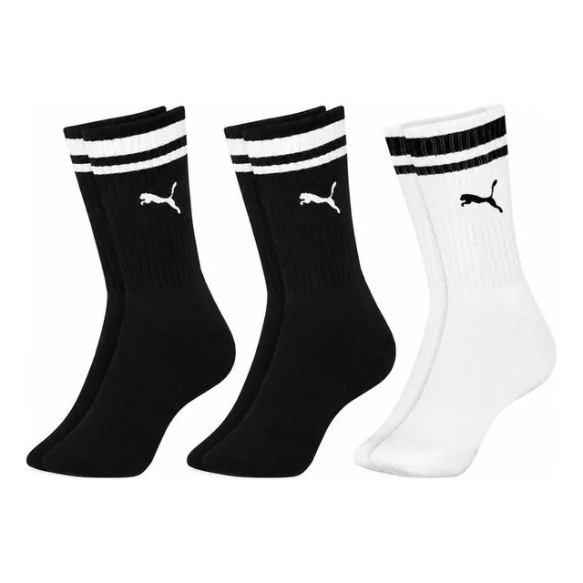 ✨ Kit 3 Pares Meias Puma Cano Alto Longo Confortável Original