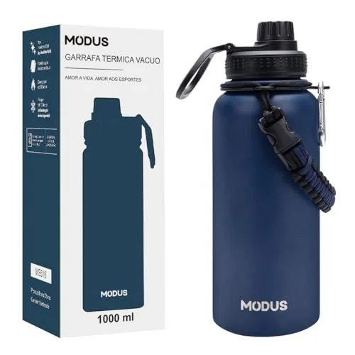 ✨ MODUS Garrafa Térmica Esportiva De Inox Com Isolamento A Vácuo 950ML