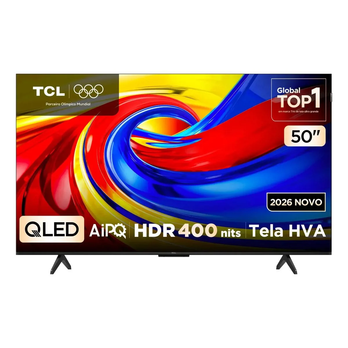 ✨ Smart TV TCL 50 Polegadas QLED 4K P7L WiFi Bluetooth Google TV HDR10+ 60 Hz AIPQ 50P7L