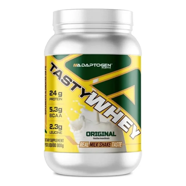 ✨ Tasty Whey 3w Adaptogen 912g Proteína Do Soro De Leite Sabor Original