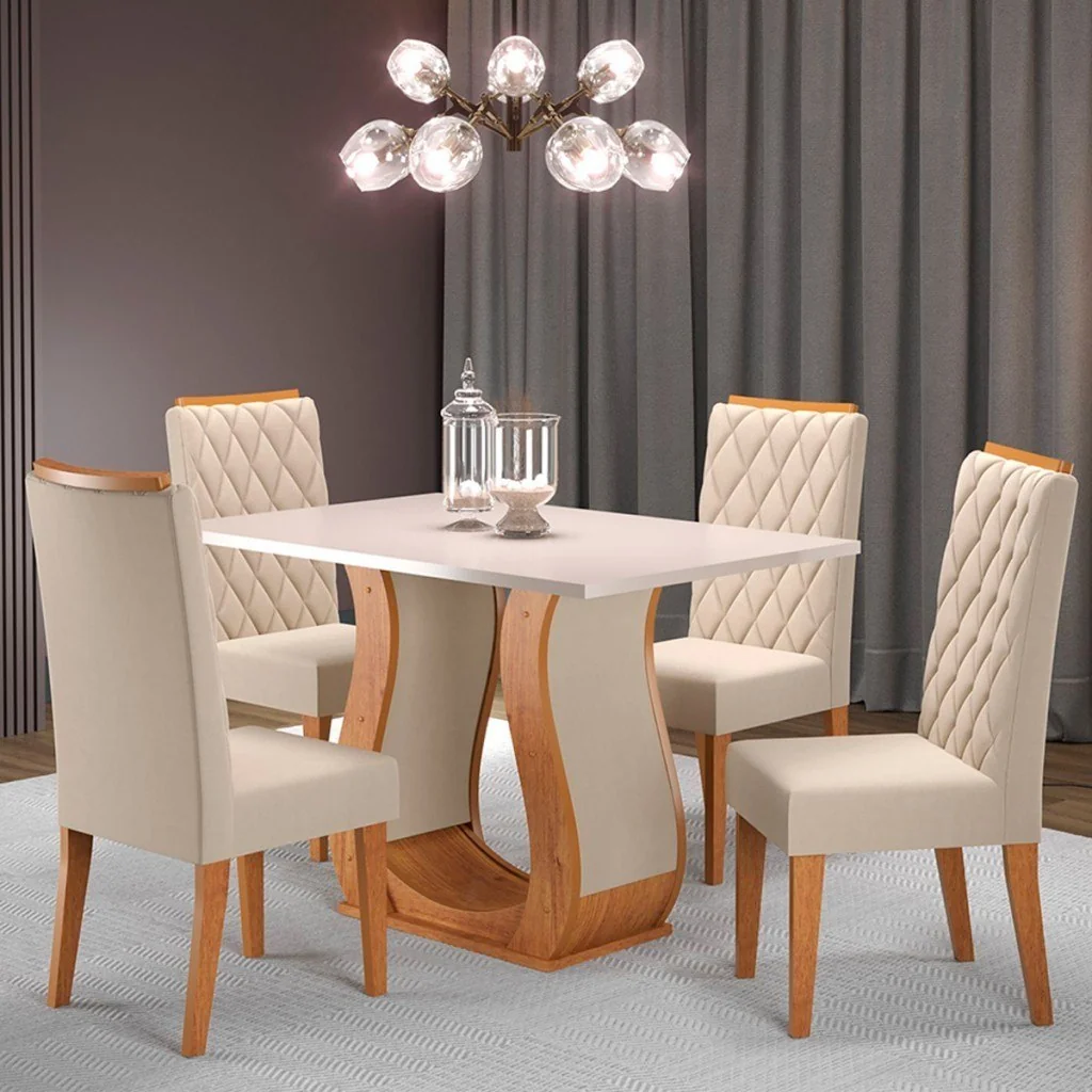 ✨Mesa de Jantar 4 Lugares Los Angeles