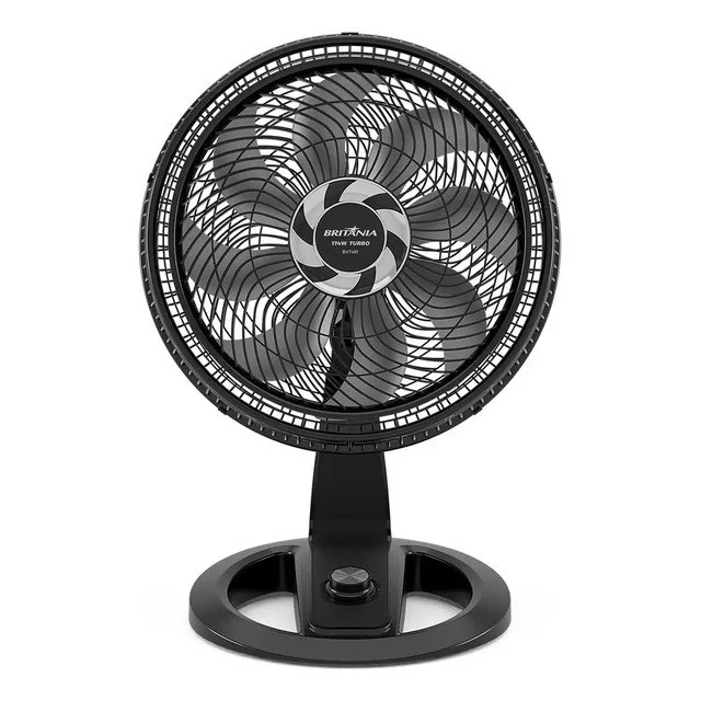 ✨Ventilador Britânia 2 Em 1 Maxx Force Silencioso 174w Bvt481 47 Cm Preto 127v Cinza Plástico 8