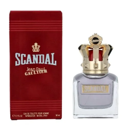 ✨ Perfume Masculino EDT Scandal, Cinza, Jean Paul Gaultier, 50 ml