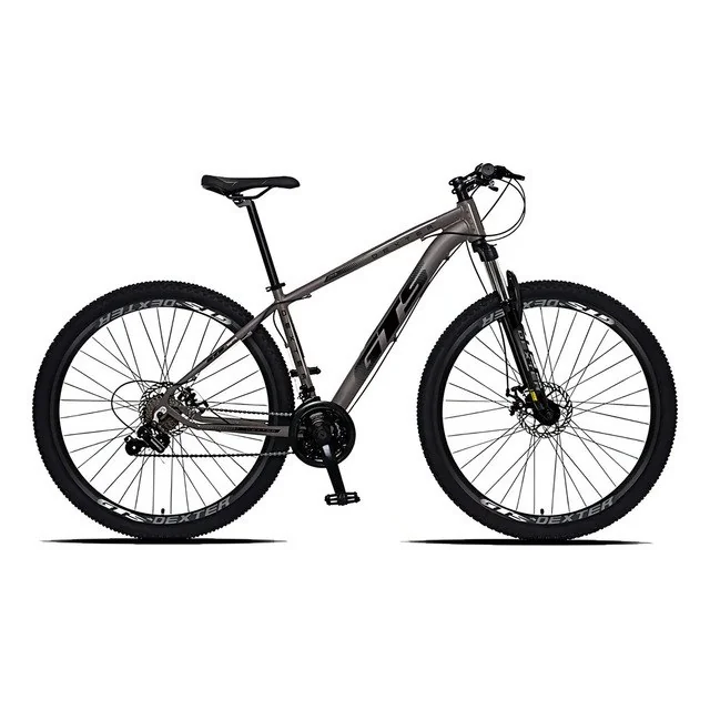 ✨ Bicicleta Aro 29 Gts Dexter 24 Marchas Freio A Disco Cor Grafite Com Preto Tamanho Do Quadro 21