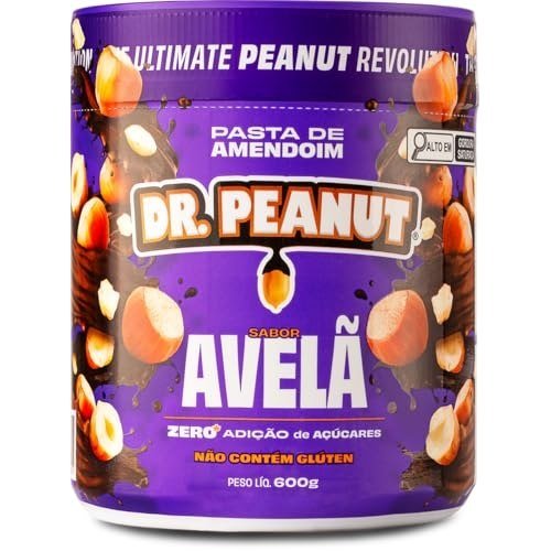 ✨ Dr. Peanut Pasta de Amendoim Avelã 600G - Com Whey Protein